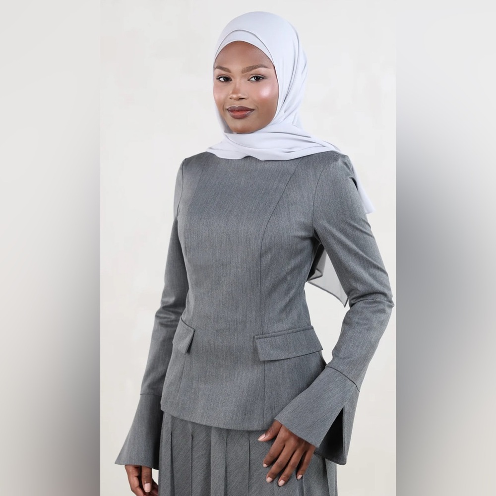 Amara Top - Charcoal